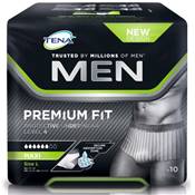 Tena Men Premium Fit Rayé blanc gris (6 gouttes) L