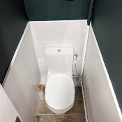 Réhausseur WC 10 cm Plastique avec couvercle