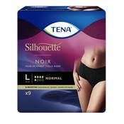 Tena Silhouette Normal Noir taille basse (5 gouttes) L