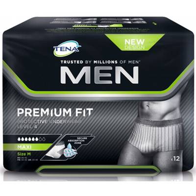 Tena Men Premium Fit Rayé blanc gris (6 gouttes) M