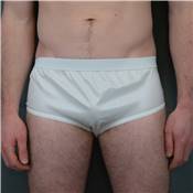 Slip homme 100% intraversable - Blanc - S