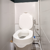 Réhausseur WC 10 cm Plastique avec couvercle