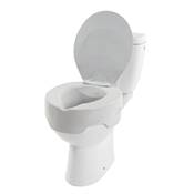 Réhausseur WC 10 cm Plastique avec couvercle